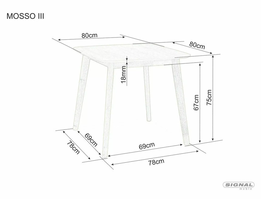 Jedálenský stôl Mosso III