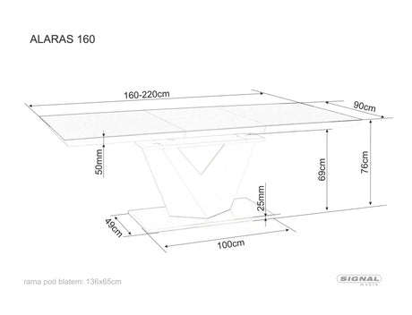 jedálenský stôl Alaras III