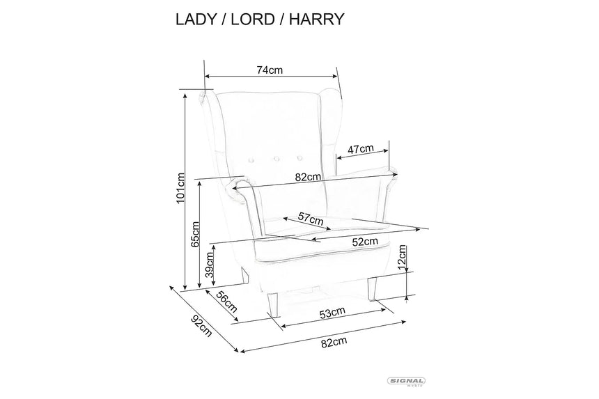 Kreslo Lady Velvet III.