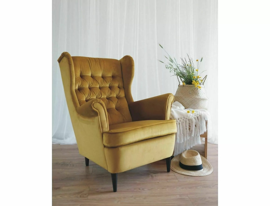 Zamatové kreslo Harry VI.