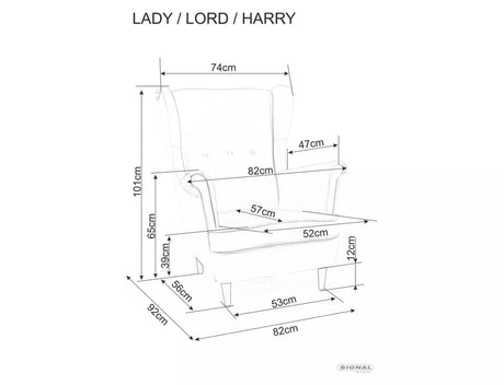 Kreslo Lord Velvet I.