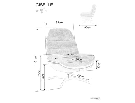 Kreslo Giselle I.