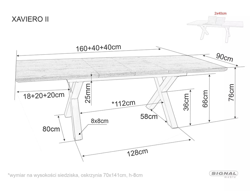 Jedálenský stôl Xaviero II