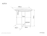 jedálenský stôl Alto II III.