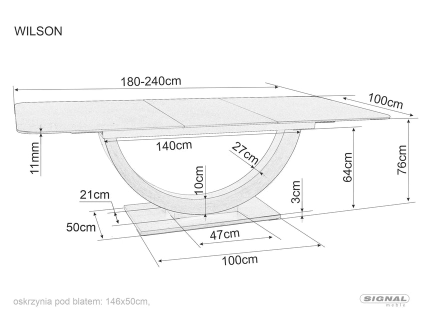 Jedálenský stôl Wilson Ceramics Ossido Bruno