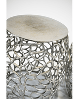 Konferenčný stolík KL Mesh v striebornej farbe