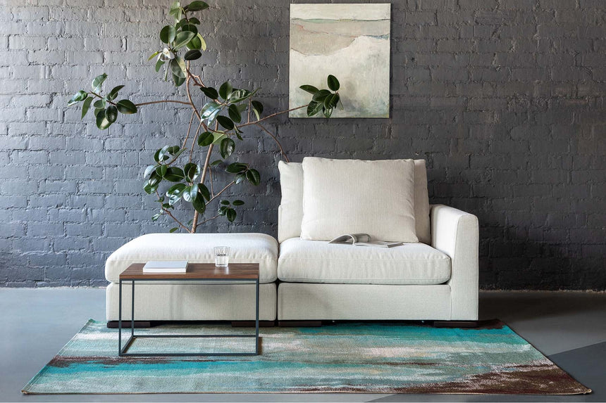 Laguna Aqua modern szőnyeg nappaliban