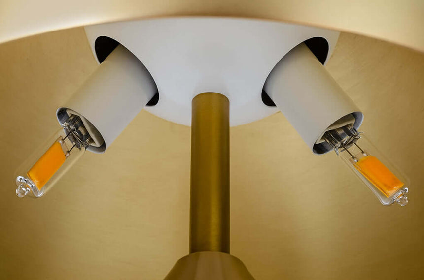 Stolová lampa Fungo zlatá