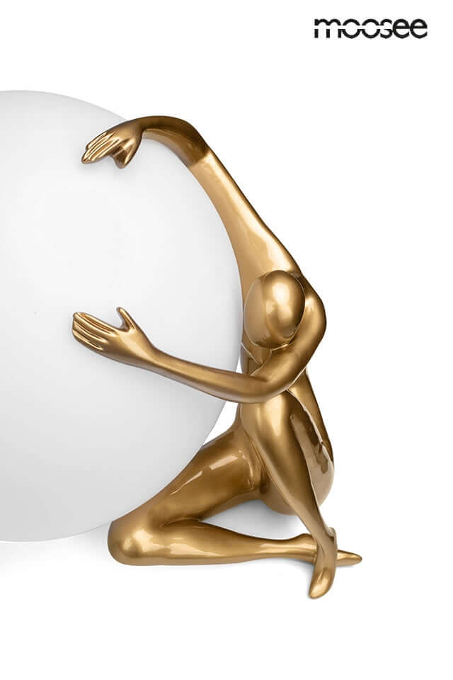 Stolová lampa Uomo 50 zlatá