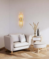 82. Nástenná lampa Amanda zlatá