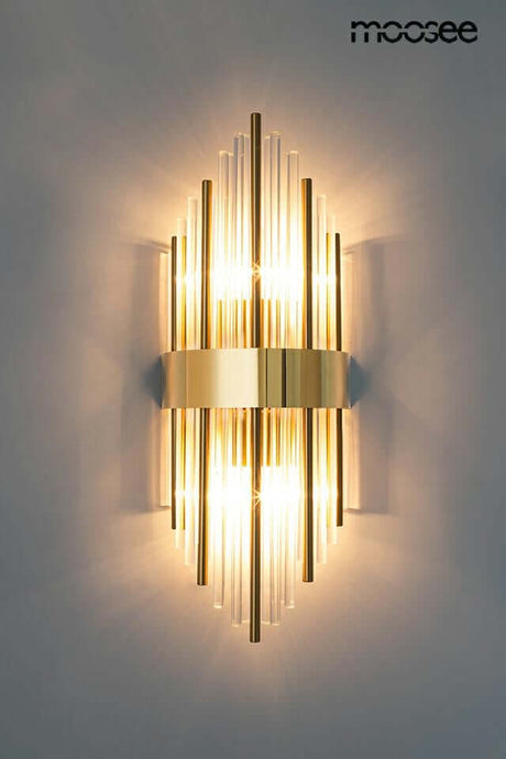 Nástenná lampa Armando zlatá