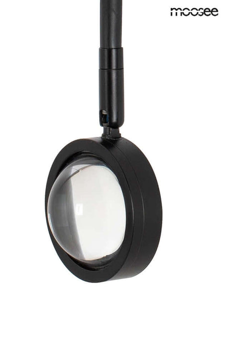 Nástenná lampa Axel čierna