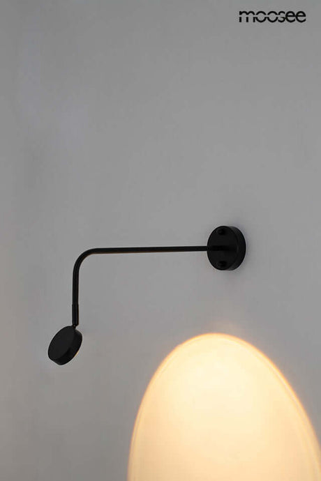 Nástenná lampa Axel čierna
