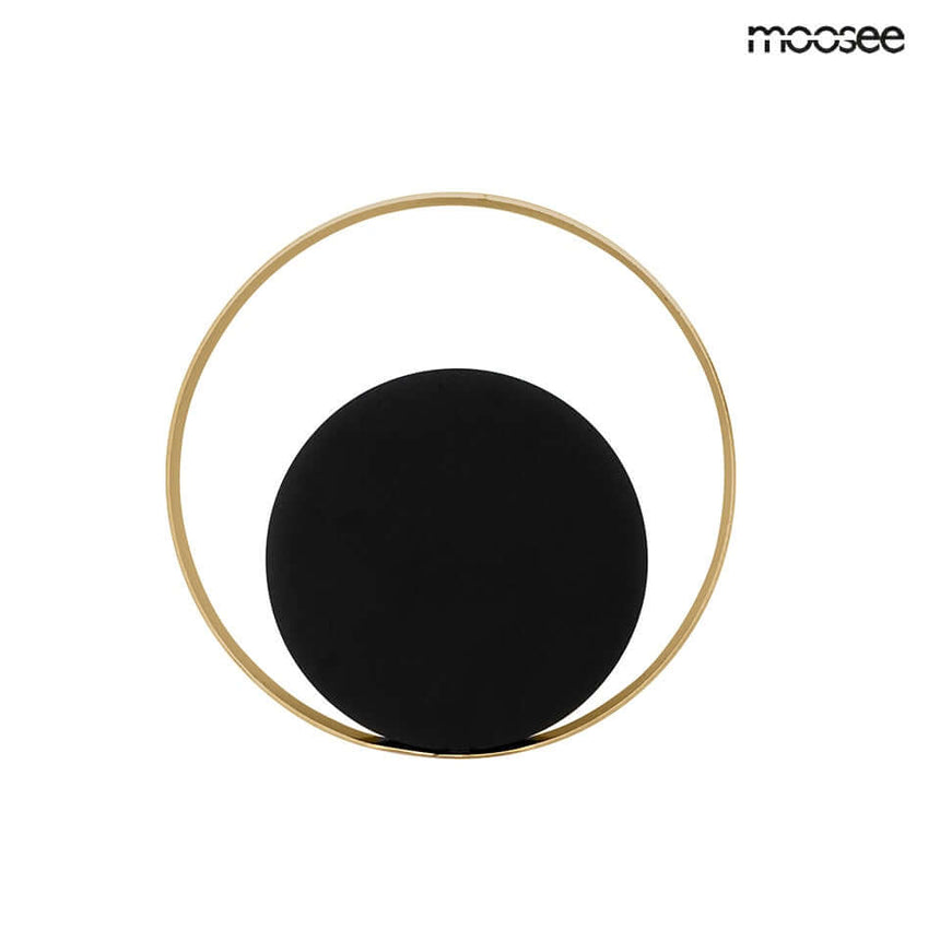 Nástenná lampa Band zlatá / čierna