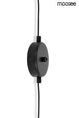 30. Nástenná lampa Bowl Duo čierna