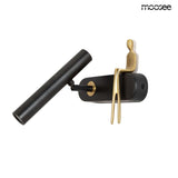 Nástenná lampa Boy Tube L čierna