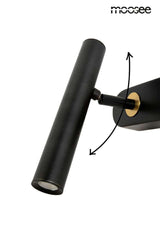 Nástenná lampa Boy Tube L čierna