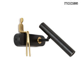 Nástenná lampa Boy Tube R čierna