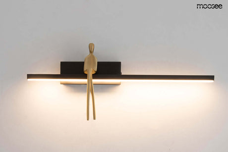 Nástenná lampa pre chlapca čierna