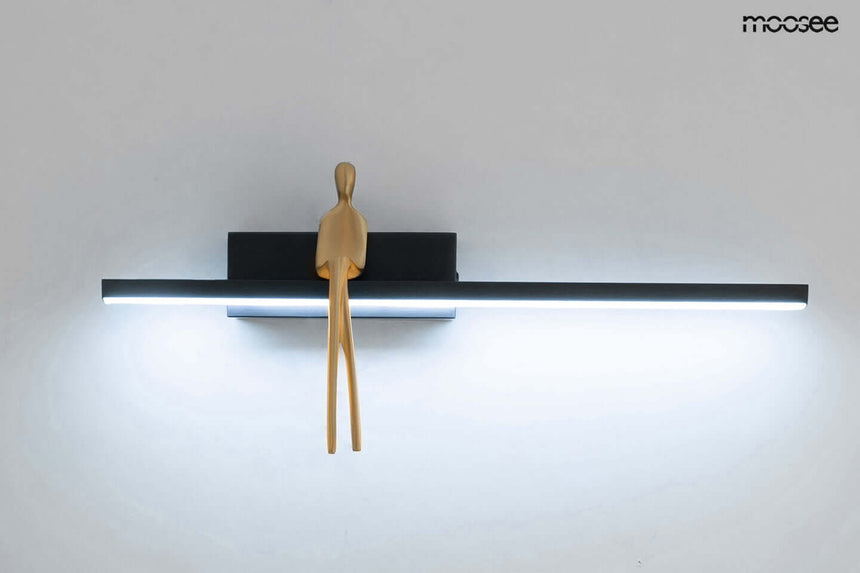 Nástenná lampa pre chlapca čierna