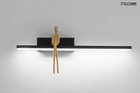 Nástenná lampa pre chlapca čierna
