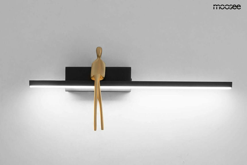 Nástenná lampa pre chlapca čierna