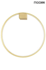 31. Nástenná lampa Circle zlatá