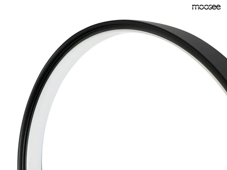 Nástenná lampa Circle, čierna