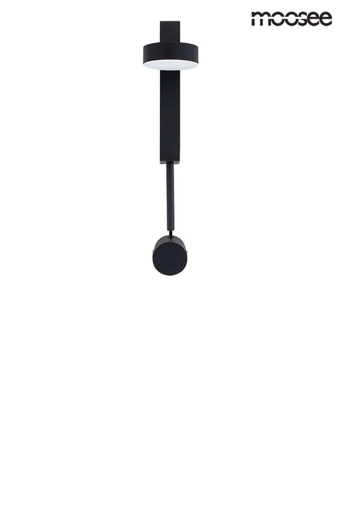 14. Nástenná lampa Clarid čierna