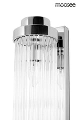 Nástenná lampa Column 40 strieborná