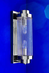 Nástenná lampa Column 40 strieborná