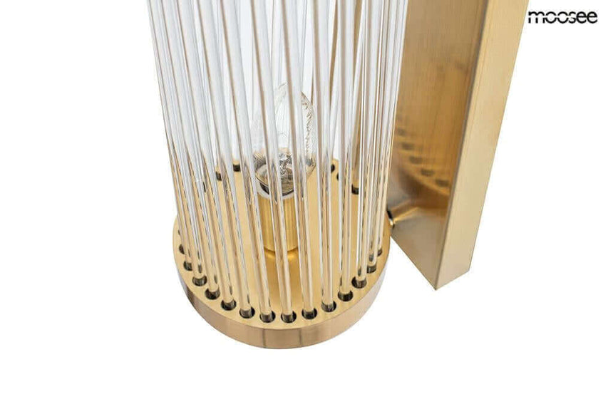 Nástenná lampa Column 40 zlatá