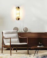 Nástenná lampa Column 40 zlatá