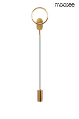 Nástenná lampa Como zlatá