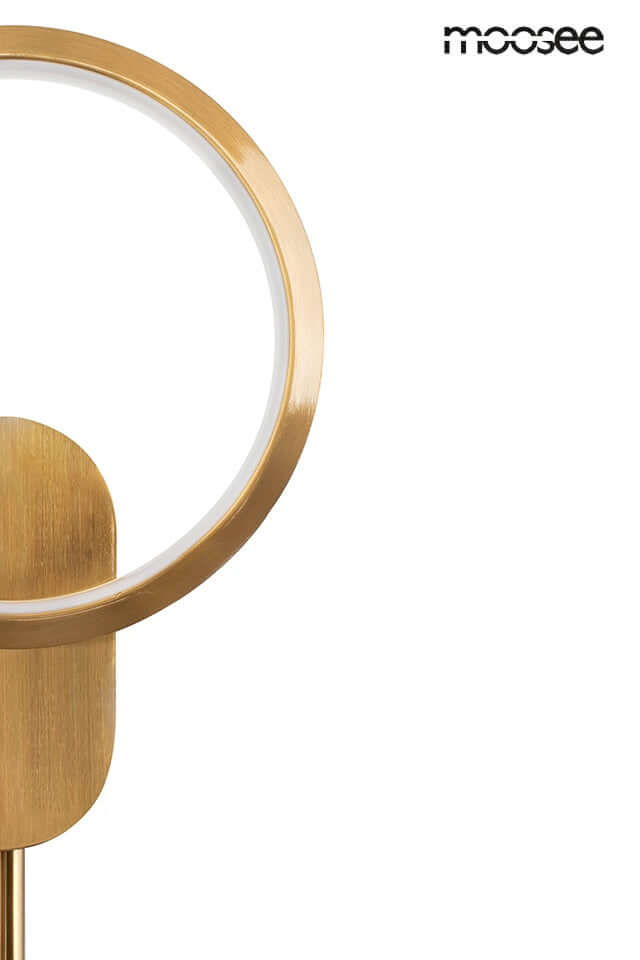 Nástenná lampa Como zlatá