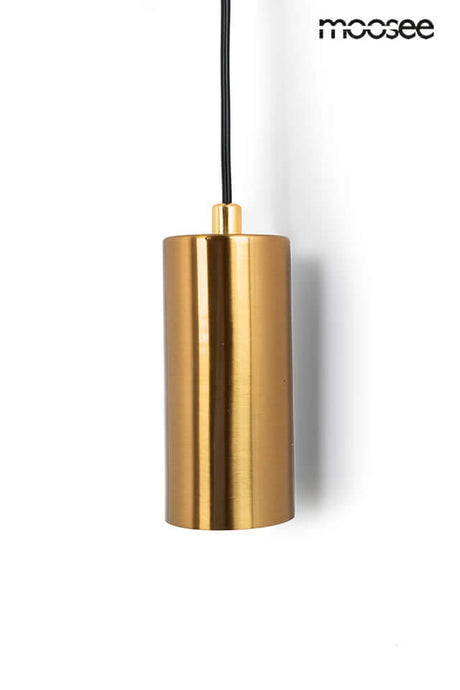 Nástenná lampa Como zlatá