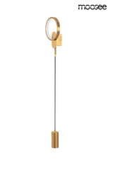 Nástenná lampa Como zlatá