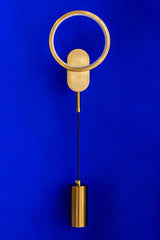 Nástenná lampa Como zlatá