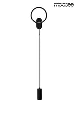 Nástenná lampa Como čierna