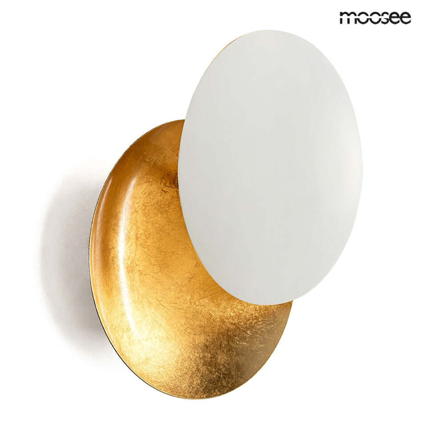 10. Nástenná lampa Eclise zlatá / biela