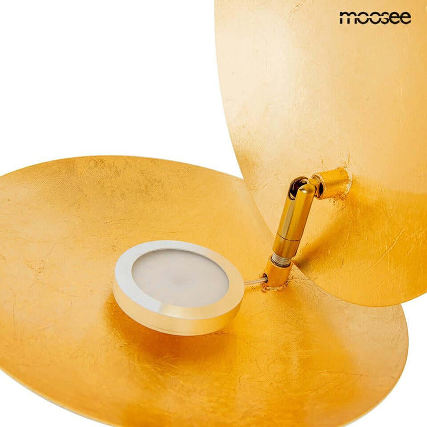 10. Nástenná lampa Eclise zlatá / biela