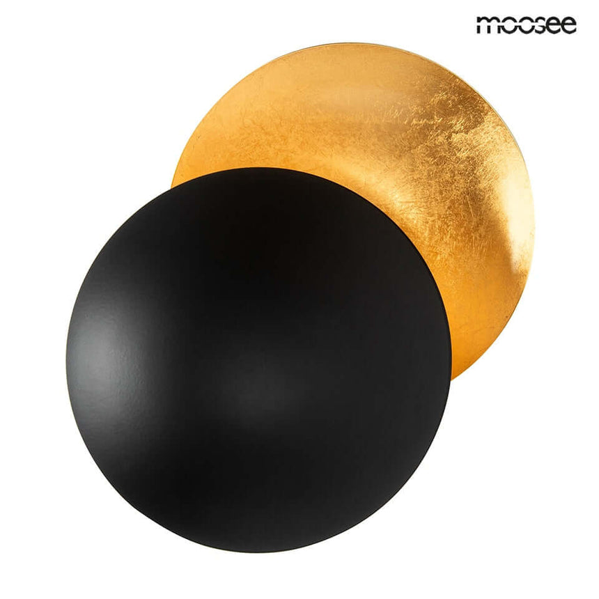 9. Nástenná lampa Eclise zlatá / čierna