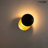 9. Nástenná lampa Eclise zlatá / čierna