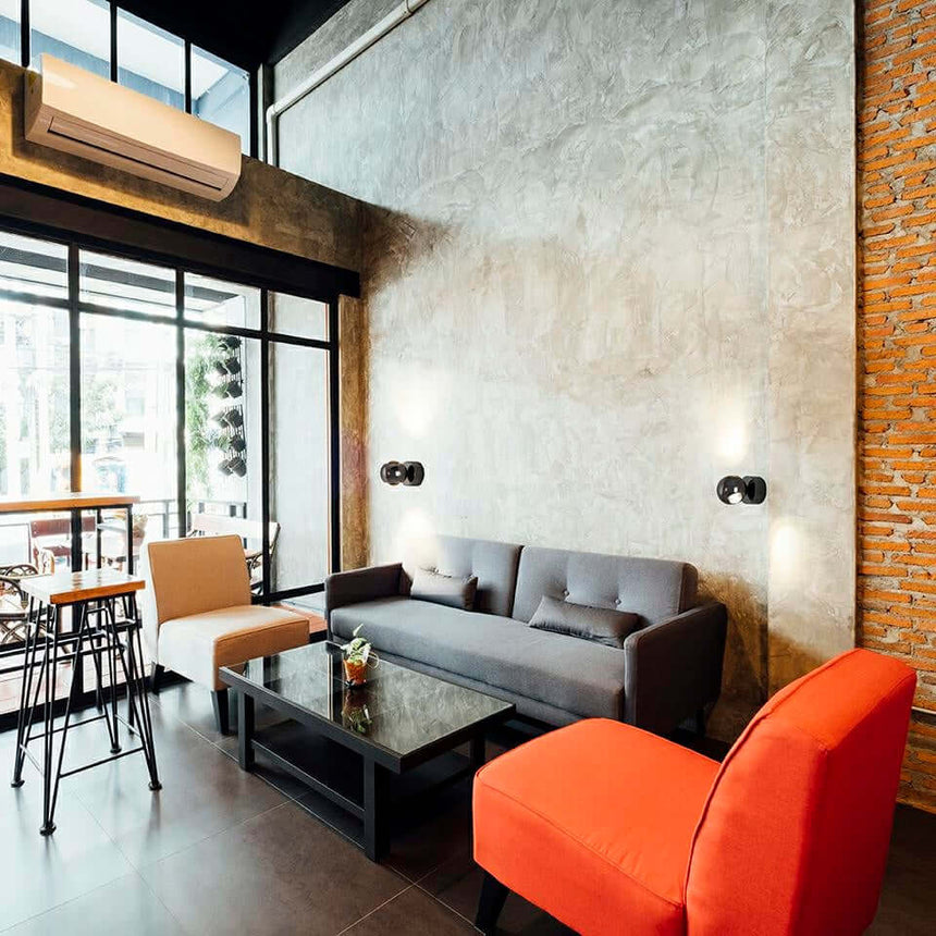 Nástenná lampa Eos čierna chrómová