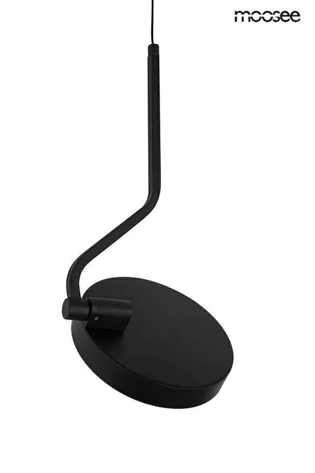 Nástenná lampa Flat 3 čierna