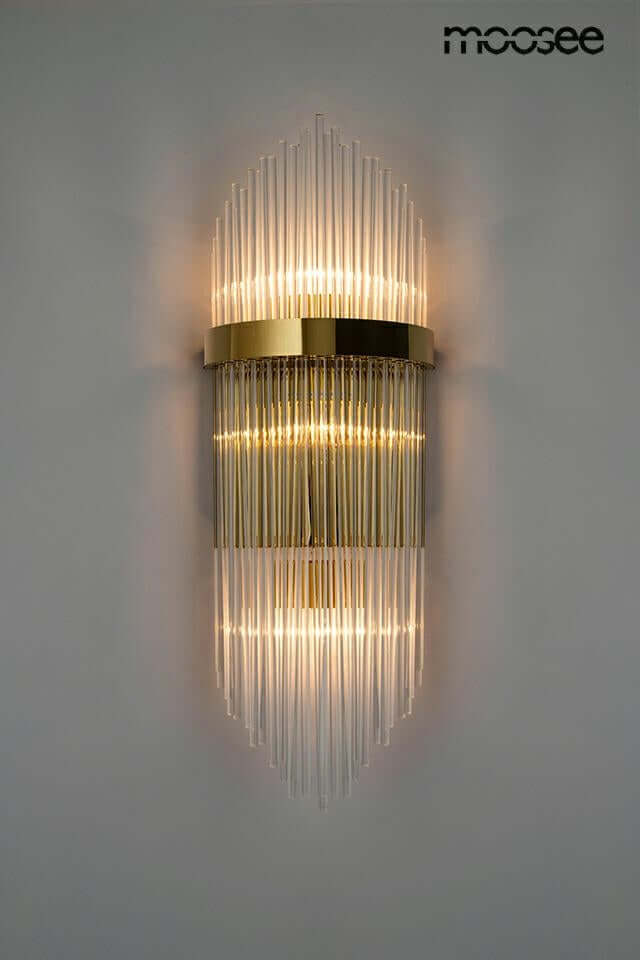 Nástenná lampa Florens L zlatá