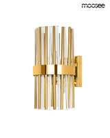 Nástenná lampa Garda zlatá