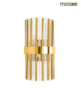 Nástenná lampa Garda zlatá