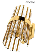 Nástenná lampa Garda zlatá