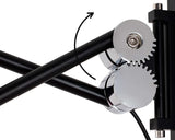 Nástenná lampa Gear čierna